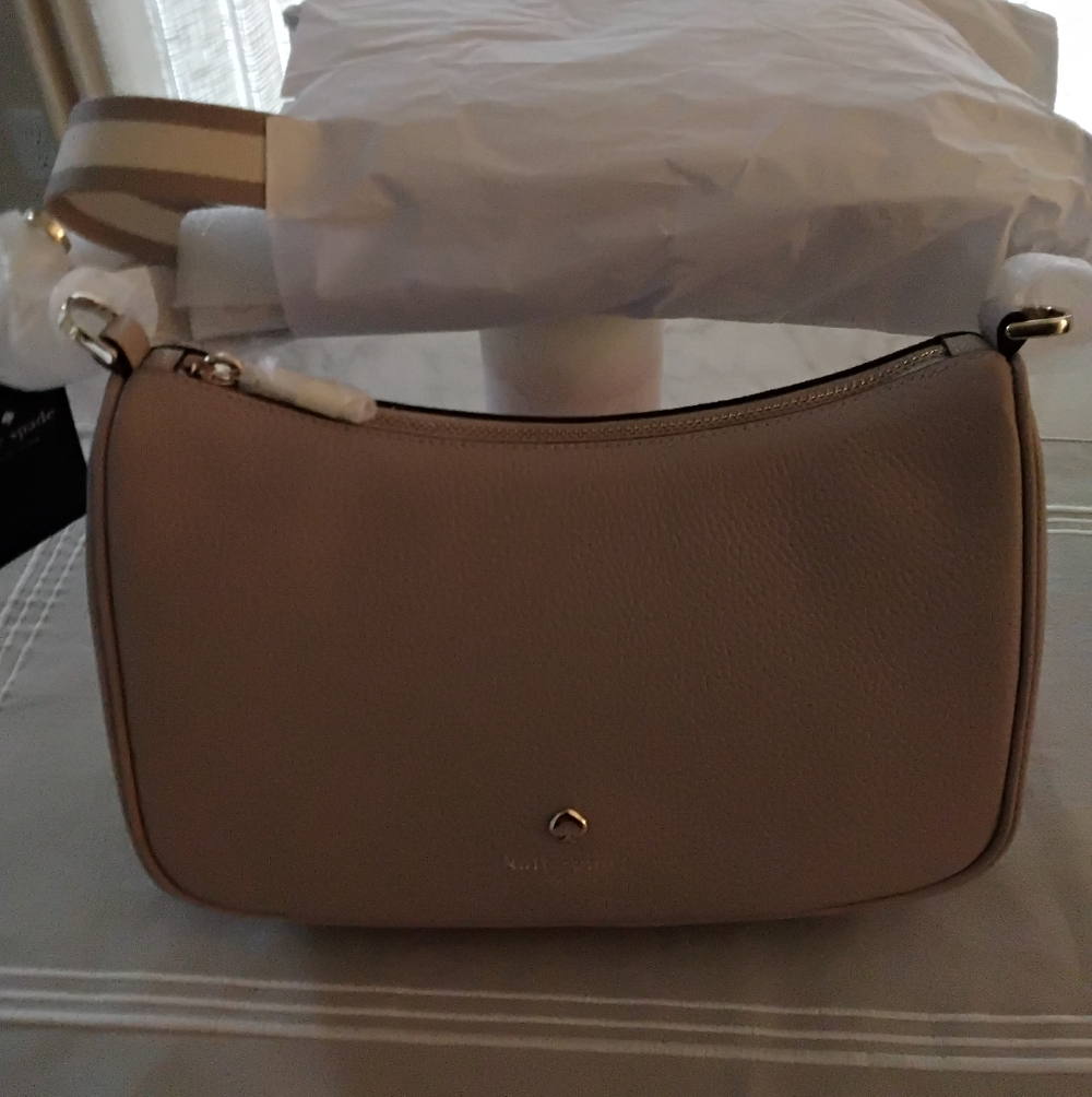 Kate Spade Cozy Grey Med Shoulder Bag.  NWT